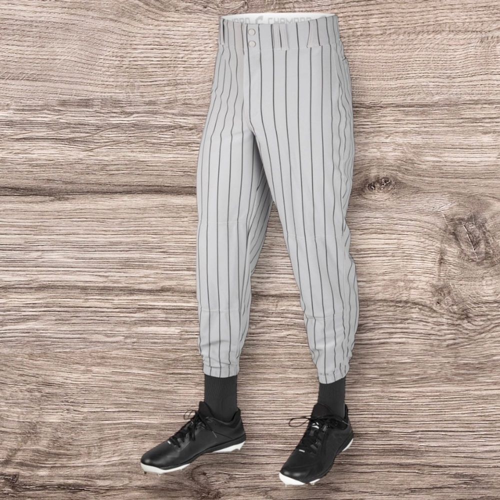 CHAMPRO Men’s Baseball Pants White with Black Pinstripe ~ Size XL ~ NWT